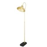 Faro modern floor lamp | polished brass