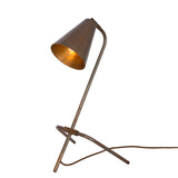 Astana adjustable table lamp | antique brass
