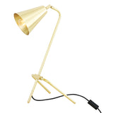 Astana adjustable table lamp | antique brass