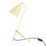 Astana adjustable table lamp | antique brass