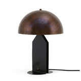 Pencil Brass Dome table lamp | satin brass