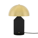 Pencil Brass Dome table lamp | satin brass