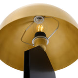 Pencil Brass Dome table lamp | satin brass
