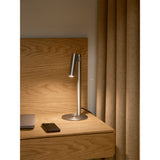 Makoto table | satin chrome