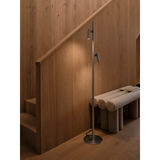 Makoto floor | satin chrome