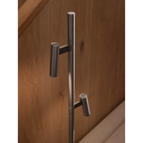 Makoto floor | satin chrome