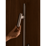 Makoto floor | satin chrome