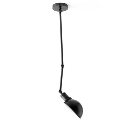 Hudson wall/ceiling lamp | black and bronzed brass