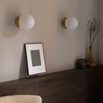 TR Bulb ceiling wall lamp | brushed brass