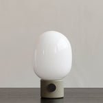 JWDA table lamp steel | alabaster white
