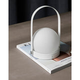 Carrie portable | ivory and leather