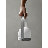 Carrie portable | ivory and leather