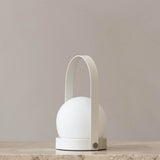 Carrie portable | ivory and leather