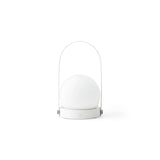 Carrie portable | ivory and leather
