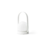 Carrie portable | ivory and leather