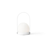 Carrie portable | ivory and leather
