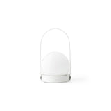 Carrie portable | ivory and leather