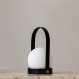Carrie portable | ivory and leather