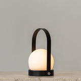 Carrie portable | ivory and leather