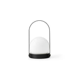 Carrie portable | ivory and leather