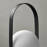 Carrie portable | ivory and leather