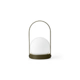 Carrie portable | ivory and leather