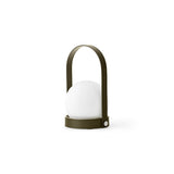 Carrie portable | ivory and leather