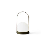 Carrie portable | ivory and leather