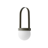 Carrie portable | ivory and leather