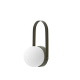 Carrie portable | ivory and leather