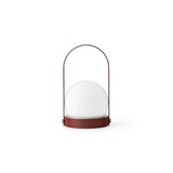 Carrie portable | ivory and leather