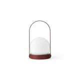 Carrie portable | ivory and leather