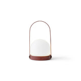 Carrie portable | ivory and leather