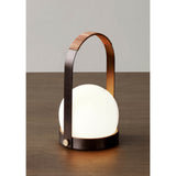 Carrie portable | ivory and leather