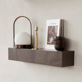 Carrie portable | ivory and leather