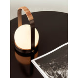 Carrie portable | ivory and leather