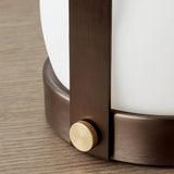 Carrie portable | ivory and leather