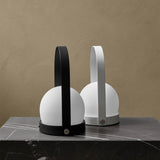 Carrie portable | ivory and leather