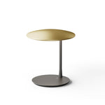 Disc table | brushed brass