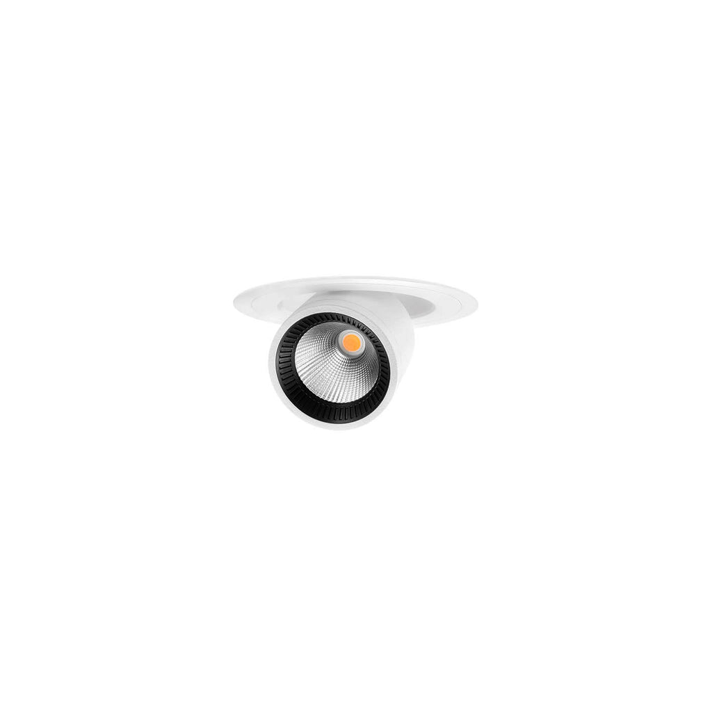 Pop up ceiling recessed spotlight white - spot de teto orientável ...