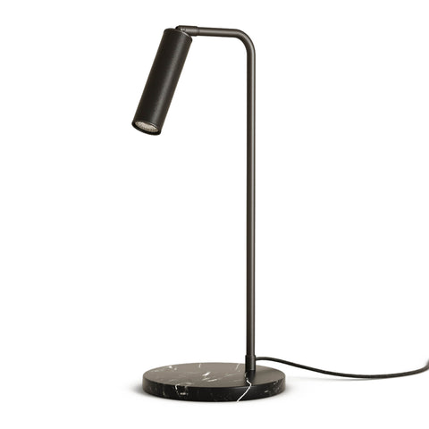 Tura table | black leather