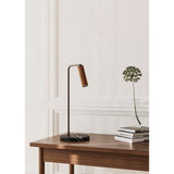 Tura table | black leather