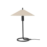 Filo square table lamp | black mirror polished