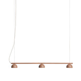 Blush rail 3 pendant lamp | warm beige