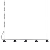 Blush rail 5 pendant lamp | warm beige