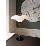 PH 3½-2½ glass table | chrome plated