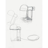 Posto table lamp | silver grey