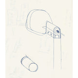 Posto table lamp | silver grey