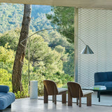 Compass floor lamp | brushed aluminium