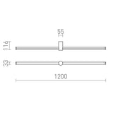 Claris 120 line direct | black